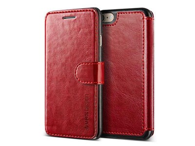 VRS Design iPhone 7/8 Layered Dandy Wallet Case - Wine Red