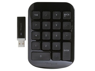Targus Wireless Numeric Keypad - Black