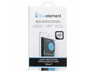 Protecteur d’écran en verre trempé de Blu Element pour iPhone 7/8