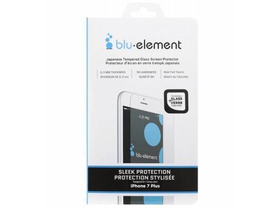 Blu Element Tempered Glass Screen Protector for iPhone 7/8 Plus