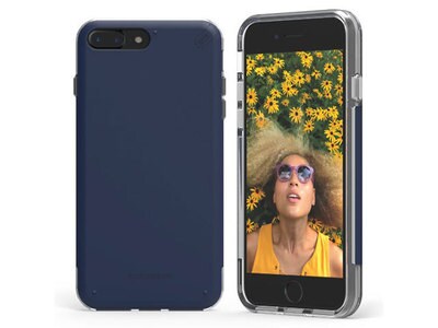 Étui DualTek PRO de PureGear pour iPhone 7/8 Plus - Bleu et transparent