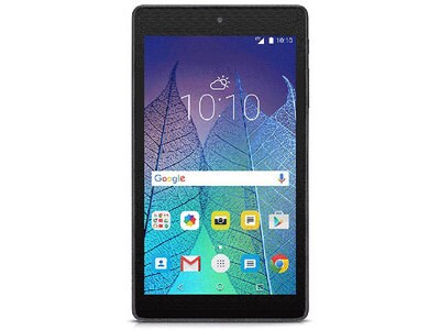 Tablette 7 po POP 7 LTE d’Alcatel avec processeur quadricœur à 1,1 GHz Qualcomm MSM8909, 8 Go de stockage et Android 6.0 — gris