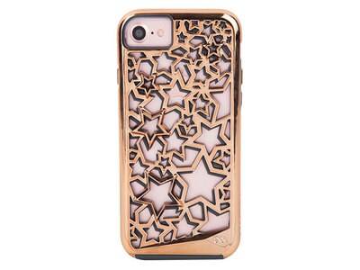 Étui Tough Layers de Case-Mate pour iPhone 7/8 - étoiles rose doré