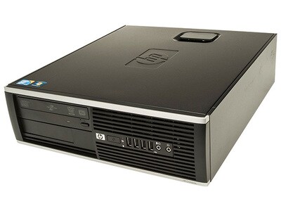 Refurbished - HP Compaq 8000 Elite SFF Desktop PC with Intel® Core™ 2 Duo, 250GB HDD, 4GB RAM & Windows 7 - English