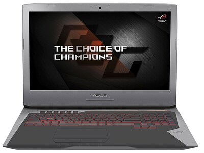 ASUS ROG G752VS-XB72K 17.3” Gaming Laptop with Intel® i7-6820HK, 1TB HDD, 256GB SSD, 32GB RAM, NVIDIA GTX1070 & Windows 10 Pro
