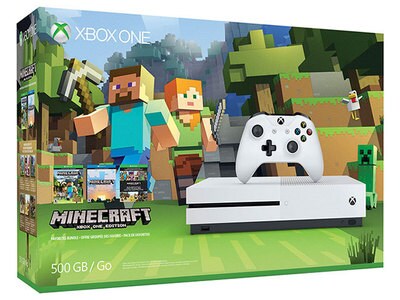 Xbox One S 500 GB Minecraft Bundle