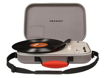 Crosley Messenger Portable Turntable - Grey