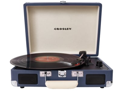 Crosley CR8005D-BL Cruiser Portable Turntable - Blue