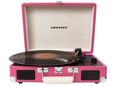 Crosley CR8005D-PI Cruiser Portable Turntable - Pink