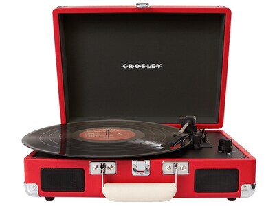 Crosley CR8005D-RE Cruiser Portable Turntable - Red