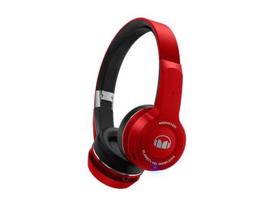Casque d’écoute Bluetooth® ClarityHD™ de Monster®- Rouge
