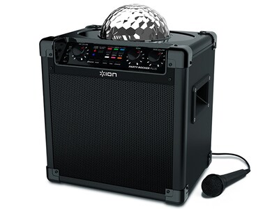 Haut-parleur Bluetooth® portatif Party Rocker Plus d’Ion Audio avec éclairage de fête