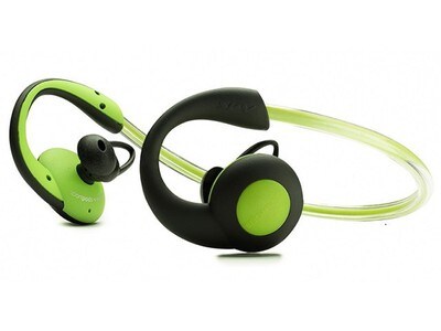Écouteurs-boutons sports sans fil Sportpods VISION de Boompods —vert