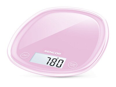 Sencor SKS 38RS Digital Kitchen Scale - Blossom Pink