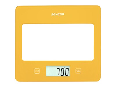 Balance de cuisine SKS-5026YL-NA de Sencor — jaune