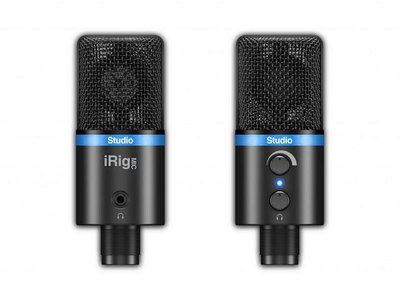 Microphone de studio iRig d'IK Multimedia - noir