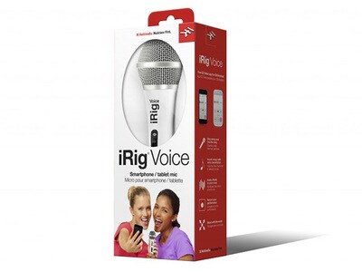  IK Multimedia iRig Voice Microphone - White 