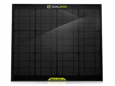 Panneau solaire portatif Boulder 30 de Goal Zero – noir