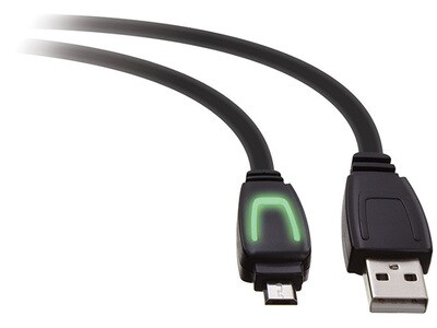 Chargeur USB avec câble de jeu de 3 m (10 pi) de Xtreme Gaming pour Xbox One — noir