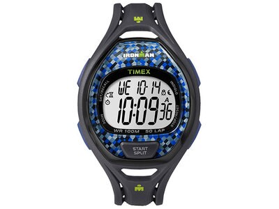 Timex Ironman® Sleek 50 Watch- Full-Size - Grey & Blue