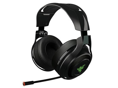 Razer ManO’War Wireless On-Ear 7.1 Surround Sound Gaming Headset with On-Ear Controls - Black