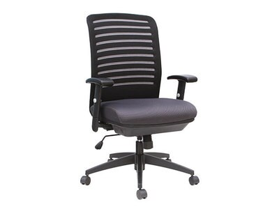 TygerClaw Executive High Back Fabric Office Chair - Black