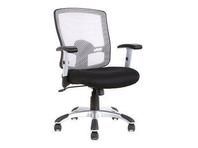 TygerClaw Mid Back Mesh Office Chair - White