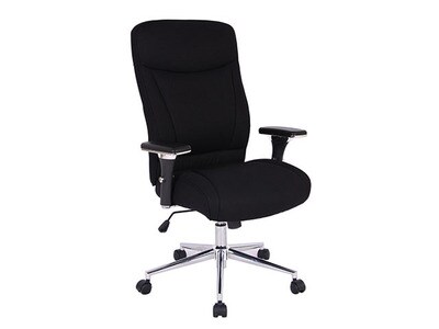 TygerClaw Executive High Back PU Leather Office Chair - Black