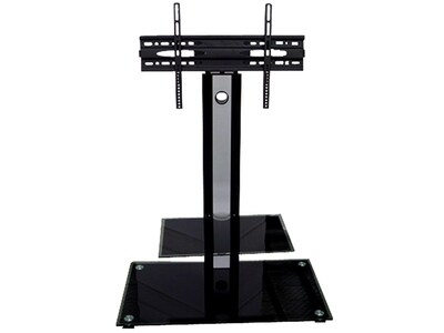 TygerClaw LCD84222BLK Double-Layer TV Stand with 32” - 42” TV Mounting Bracket - Black