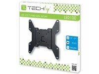 Techly ICA-LCD-114 13” - 37” Fixed TV Wall Mount - Black