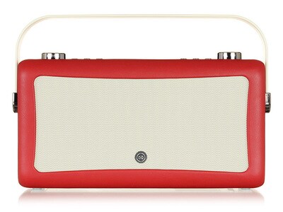 Radio Portatif Hepburn Mk II FM de VQ avec Bluetooth®- Rouge