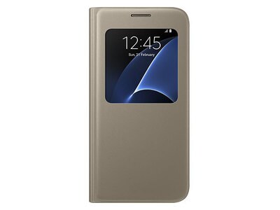 Samsung S View Cover for Galaxy S7 - Gold