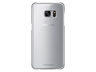 Étui Clear Cover de Samsung pour Galaxy S7 Edge – argent