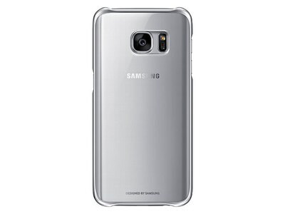 Étui Clear Cover de Samsung pour Galaxy S7– argent