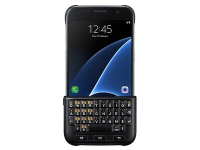 Étui avec clavier de Samsung pour Galaxy S7– noir
