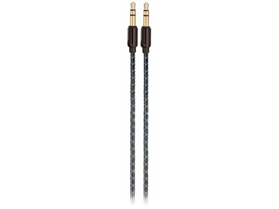 Câble audio 3,5 mm de 1,2 m (4 pi) de HeadRush – noir et bleu