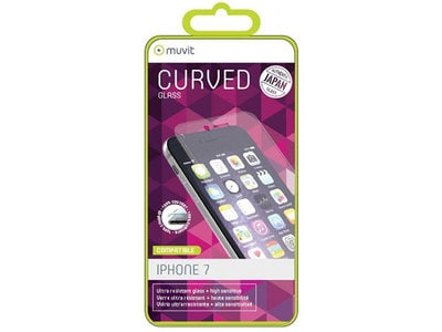 Protecteur d’écran en verre trempé de Muvit pour iPhone 7/8