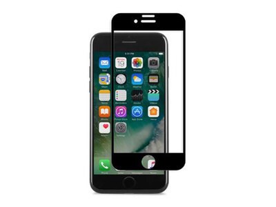 Protecteur d'écran en verre IonGlass Moshi pour iPhone 7/8 - noir