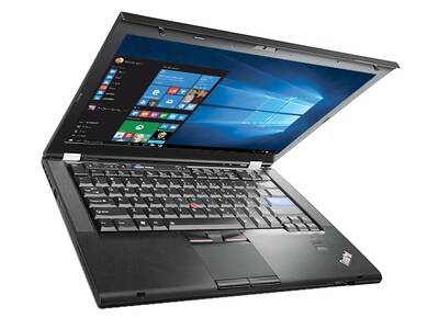 Remis à neuf - Ordinateur portable 14,1 po ThinkPad T420s de Lenovo avec processeur i5-2430 d’Intel®, disque SSD de 128 Go, MEV de 8 Go et Windows 10 Pro – réusiné