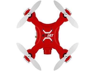 Drone avec caméra à 0,3 Mpx JETJAT® Nano-C de MOTA – rouge