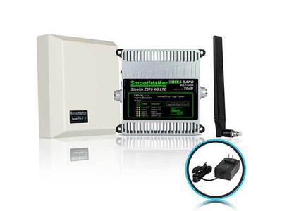 Amplificateur de signal cellulaire à 6 bandes 4G/LTE 70 dB High Power Stealth Z6 de Smoothtalker