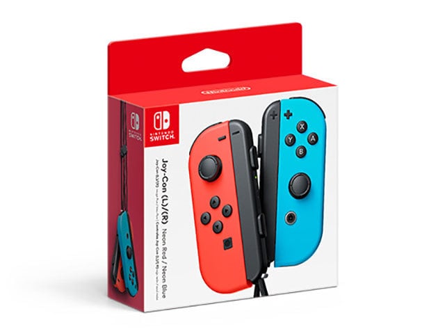 Joy-Con™ pour Nintendo Switch™ - gauche et droit - bleu et rouge néon