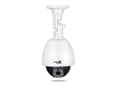 HOMEGUARD Realistic Dummy Outdoor CCTV Dome Security Camera