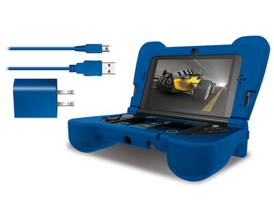 dreamGEAR Power Play Kit for New Nintendo 3DS™ XL - Blue