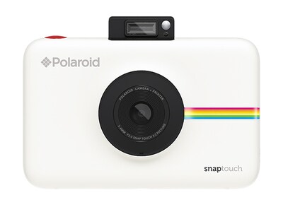 Appareil-photo 13 Mpx avec technologie d’impression ZINK Zero INK Snap Touch de Polaroid – blanc