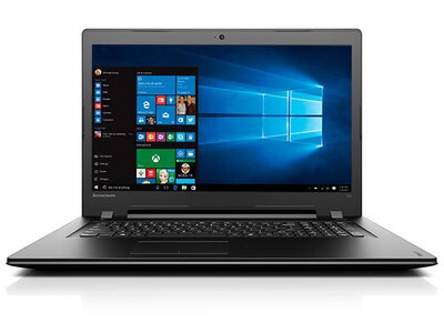 Lenovo Ideapad 300 17.3” Laptop with Intel® 4405U, 1TB HDD, 8GB RAM & Windows 10 - Black