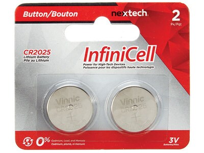 InfiniCell CR2025 Battery Value Pack