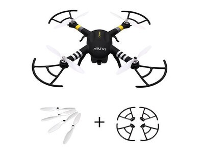 Ensemble Muvi X-Drone de Veho avec hélices et protecteurs supplémentaires