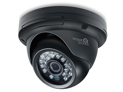 Caméra de sécurité sous dôme, jour/nuit, intérieur/extérieur et à l’épreuve des intempéries HGPRO729 de HOMEGUARD