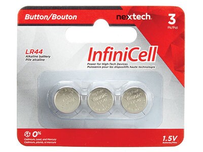 InfiniCell 357 Button Cell Battery - 3-Pack